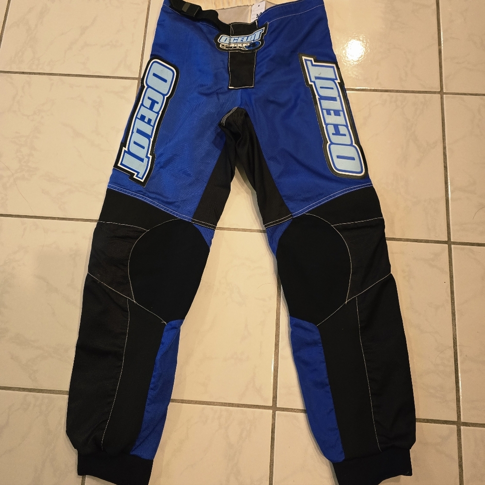 Ocelot Blue and Black Mens 30" Racing Pants - Picture 8 of 8